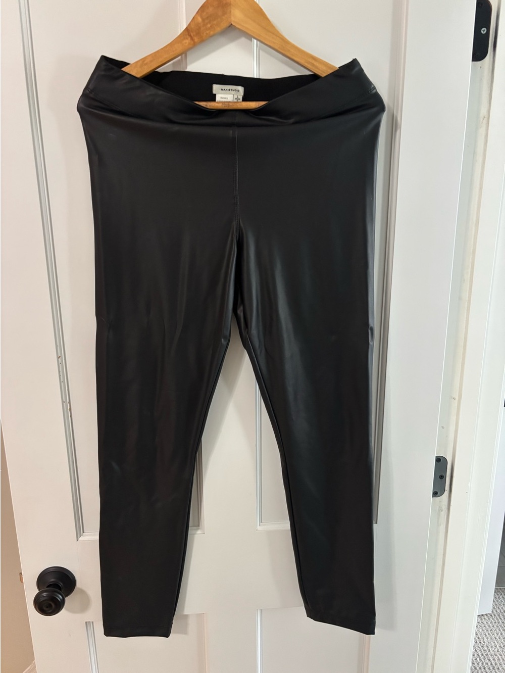 Splendid Black Faux-Leather women’s Leggings